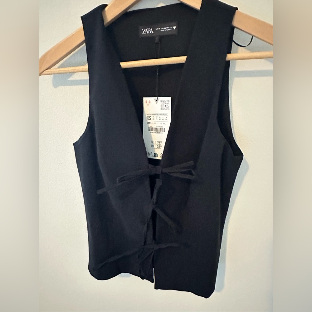Zara Tie Front Tank NWT